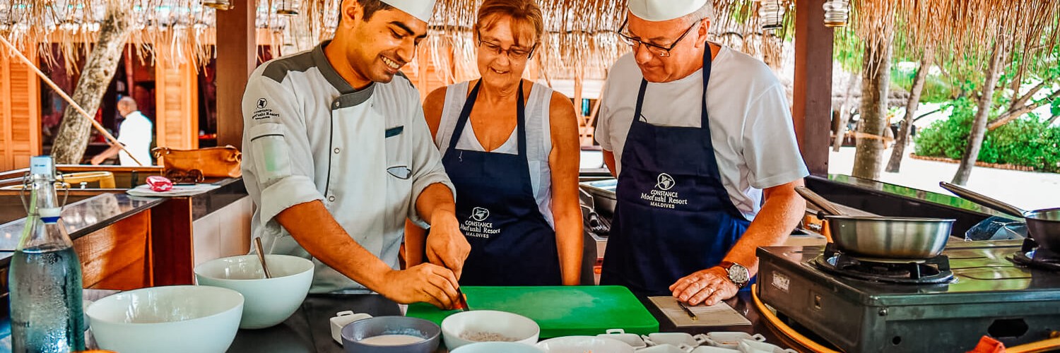 Culinary crunching in the maldives 