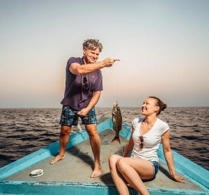 Night fishing and BBQ 